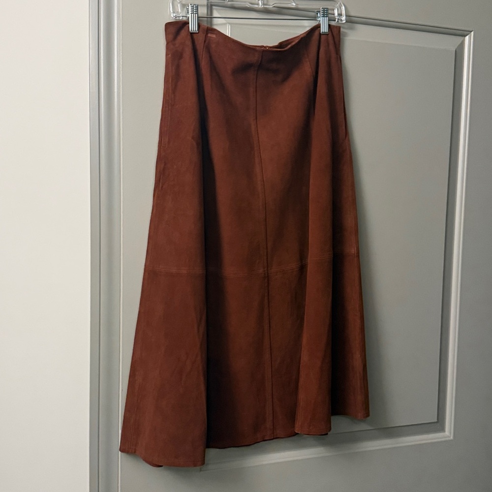 Madewell Brown Midi Skirt